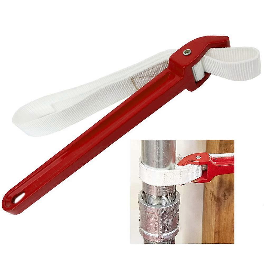 Oil Filter Wrench Universal Nylon Strap Wrench With Non-Slip Handle For Opening Oil Filters