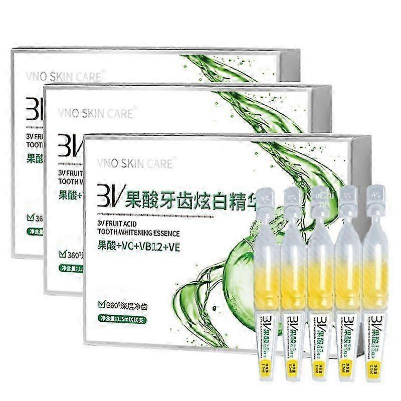 10/20/30pcs 3V TLOPA Ampoule Toothpaste Tooth Serum Ampoule Essence Toothpaste Fruit Acid Teeth Whitening Essence Tooth Care Essence