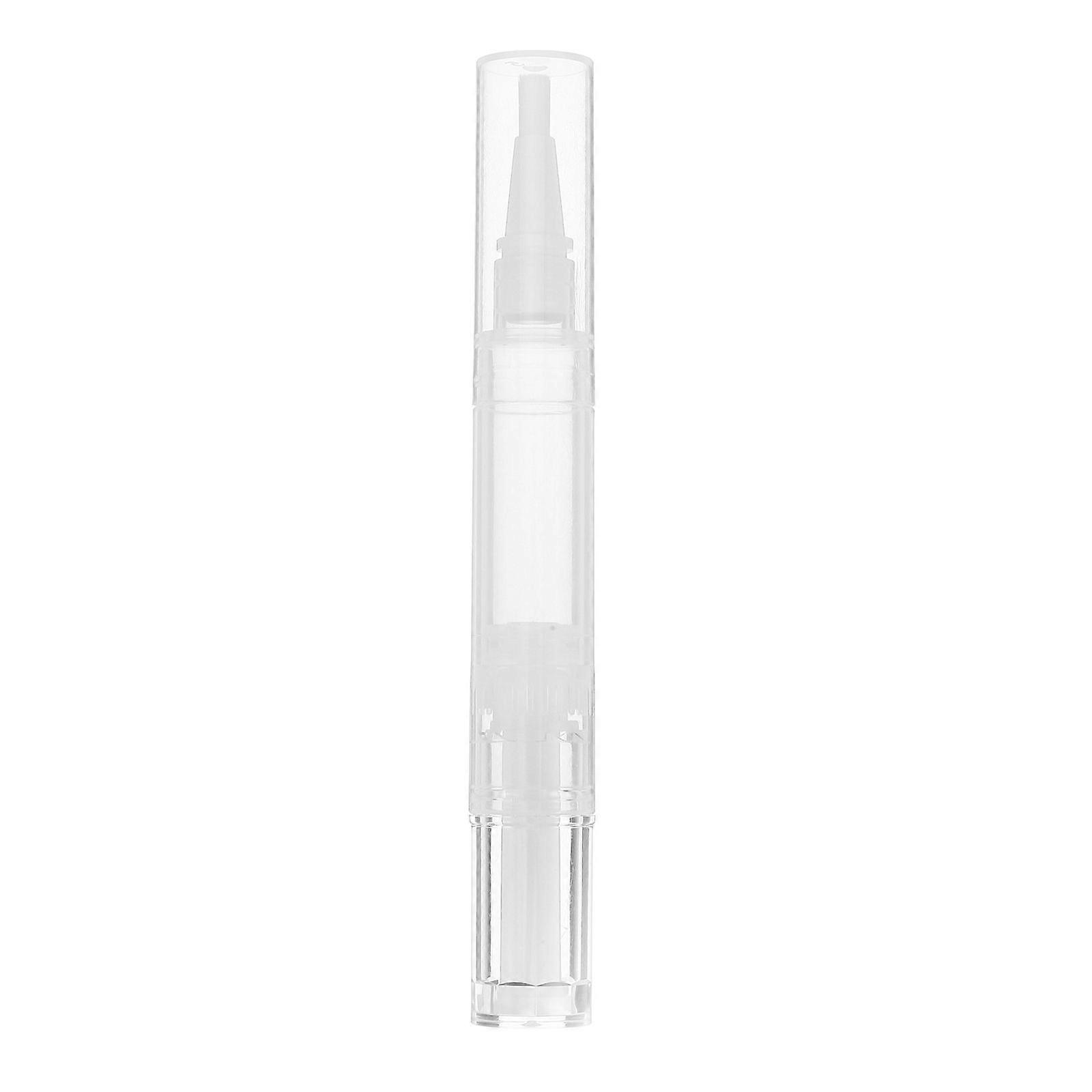 Transparent Twist Pens Empty Nail Oil Pen Brush Cosmetics Lip Gloss Container Applicator for Nail Oil Lip Gloss Eyelashes Growth Liquid 5ml