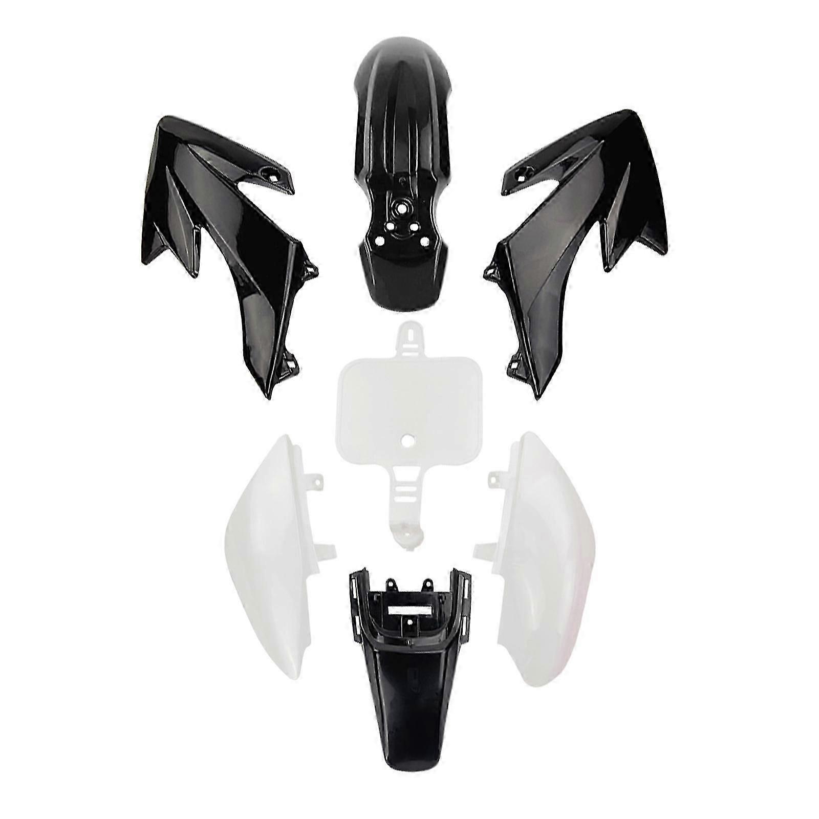 Fender fairing set for CRF50 XR50 pit bike white plastic