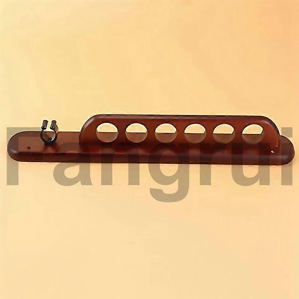 For billiard cue rack 7 pool cues wall mount solid wood cue rack