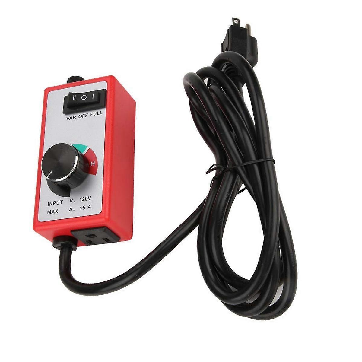 120V Router Fan Variable Speed Controller,Governor Electric Motor Rheostat,for Tools,Woodworking Eq