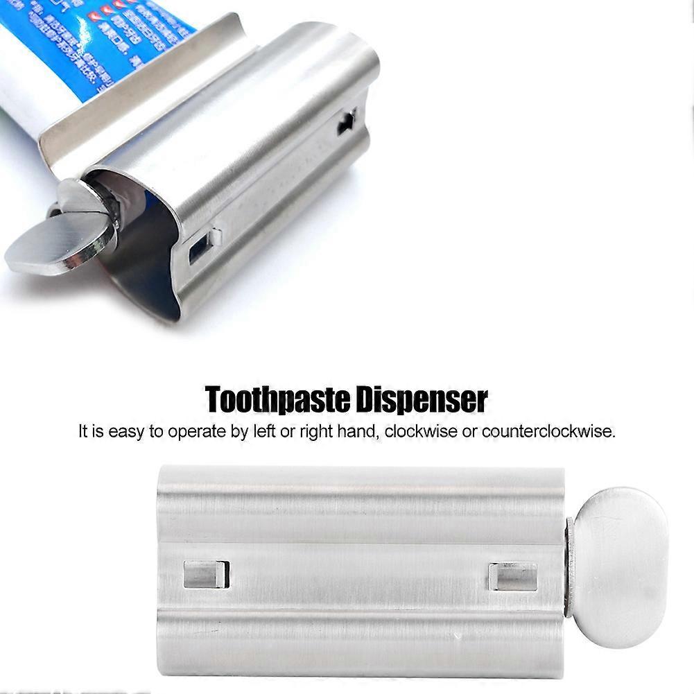Stainless Steel Small Toothpaste Squeezer Dispenser Rollers Squeezing Tool for Face Cleanser