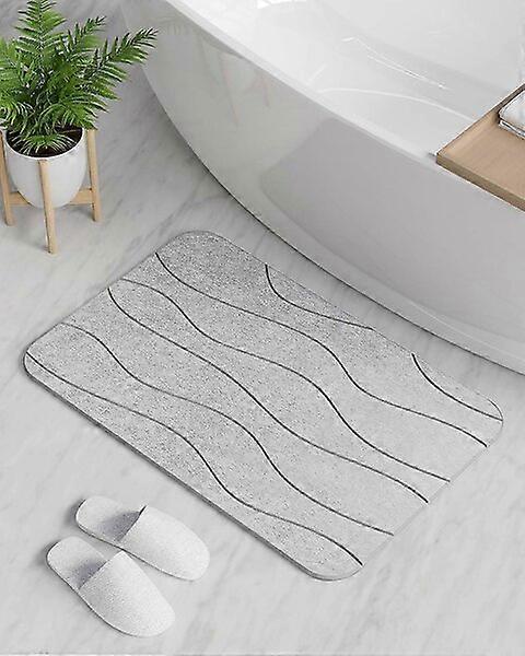 Diatomite bathroom mat, standard size, non-slip, beautiful and practical