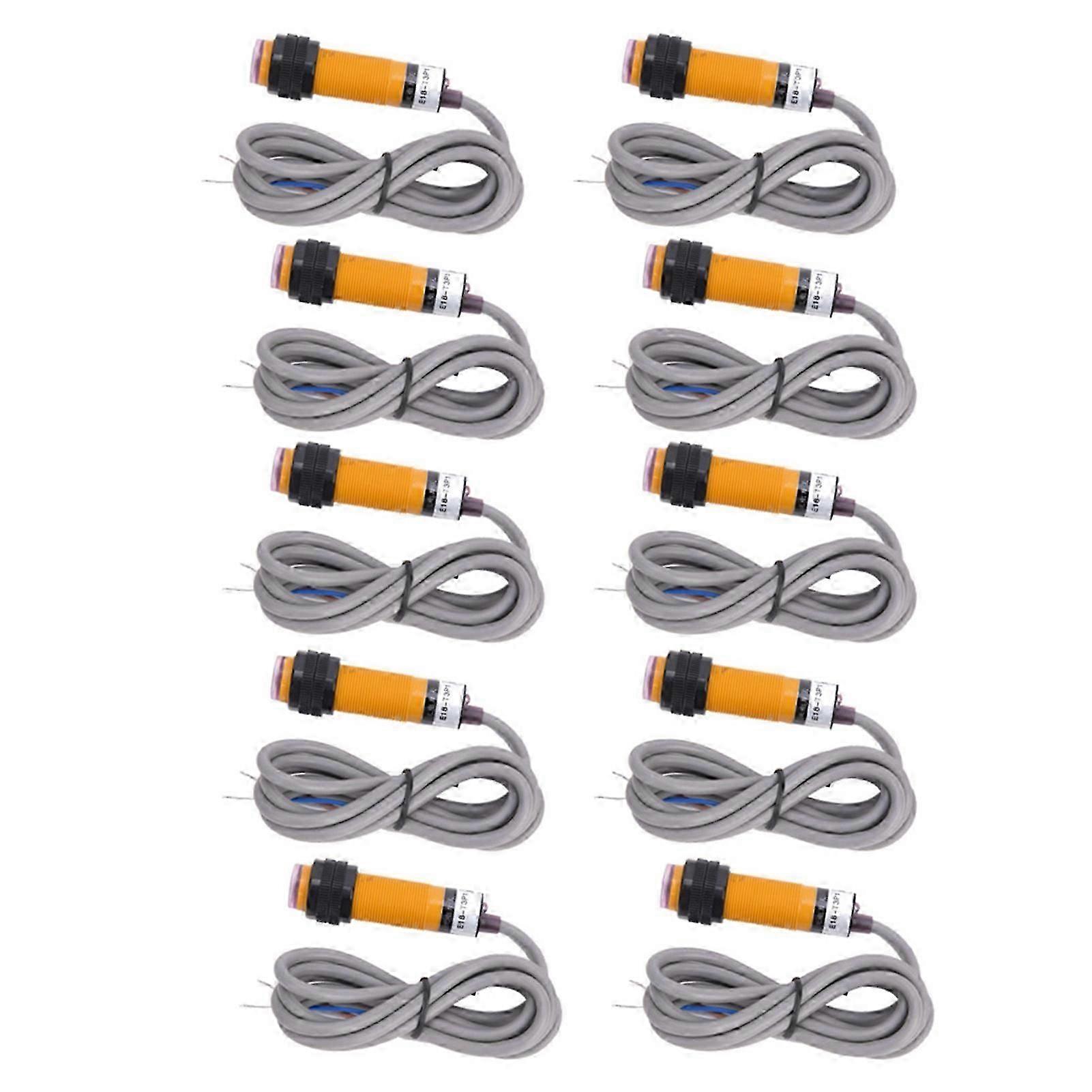 5 Pairs JYIO Through Beam Photoelectric Switch Sensor PNP Normally Open 6-36VDC 300mA