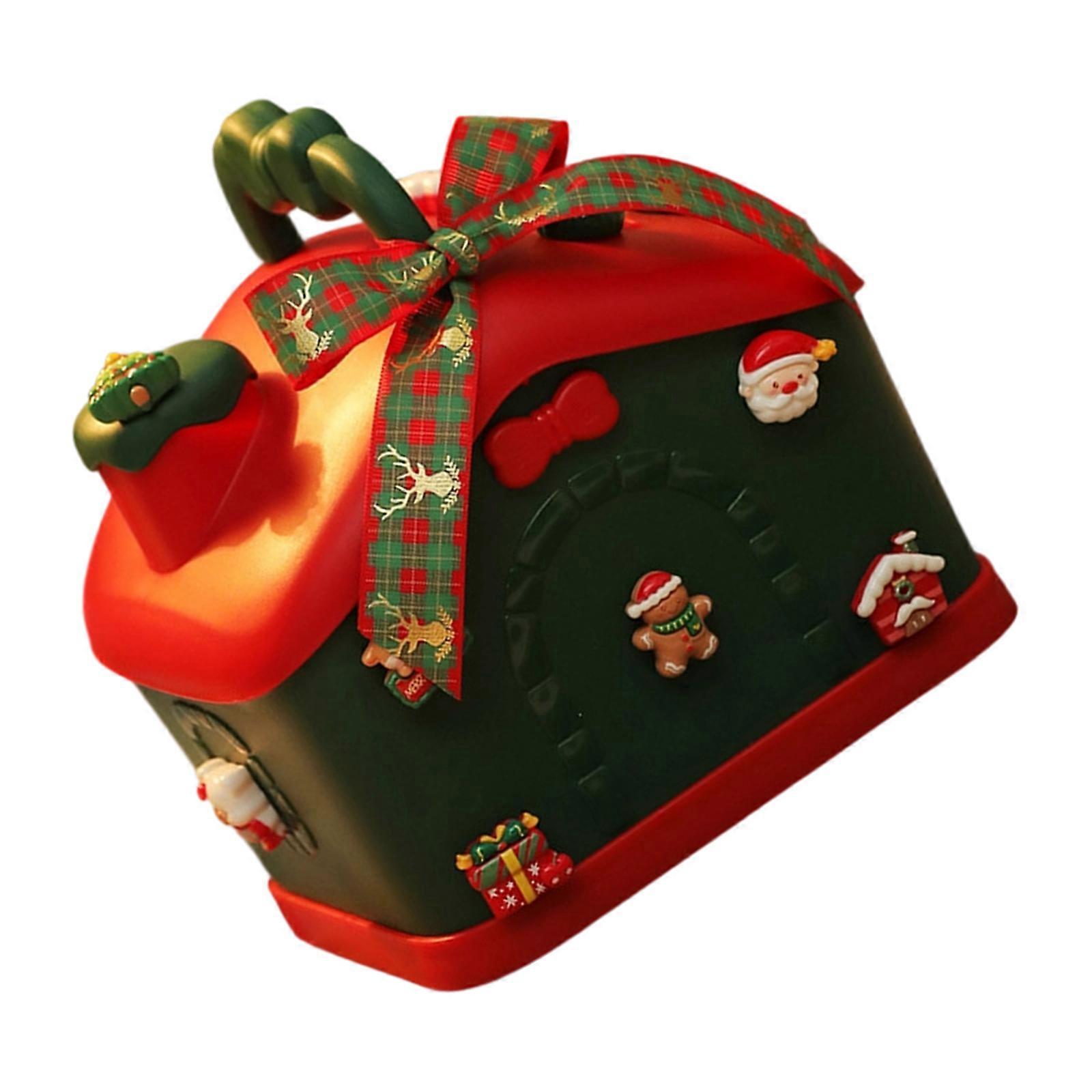 Modern Holiday Storage Solution PP Decorative Box For Festival Apples Office Decors And Home Organization Multicolor