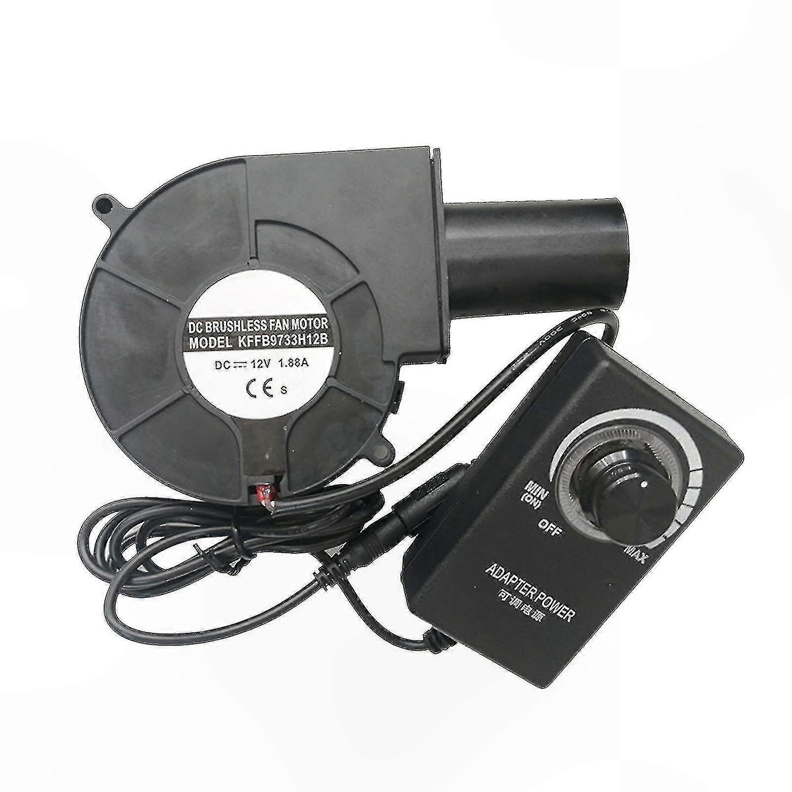 Variable Speed 12V DC Centrifugal Blower for Oil Stove BBQ with Turbo Fan Controller
