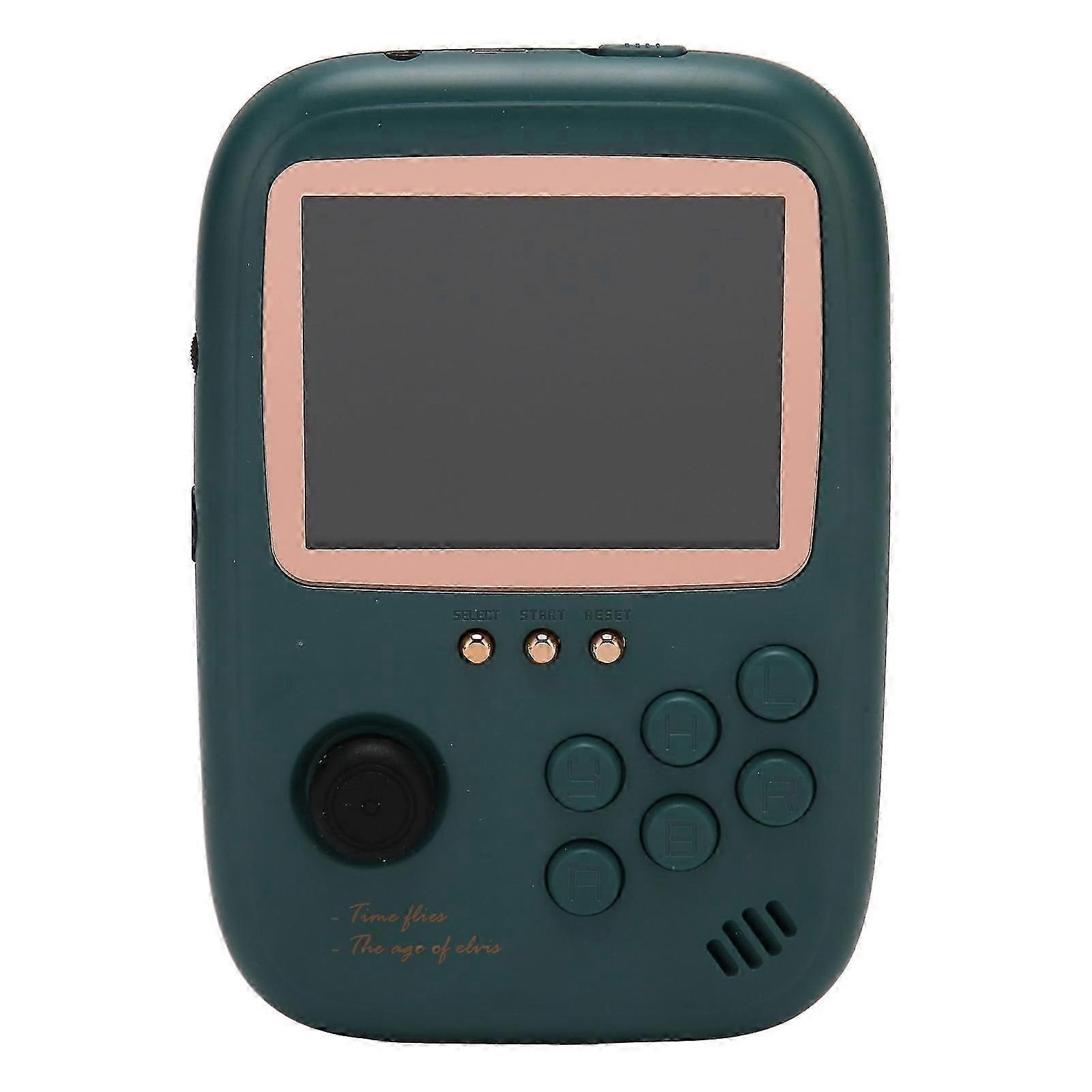 Handheld Game Console Rechargeable Support AV Output Portable Retro Gaming Console with 32G Memory Card for Kids Adults