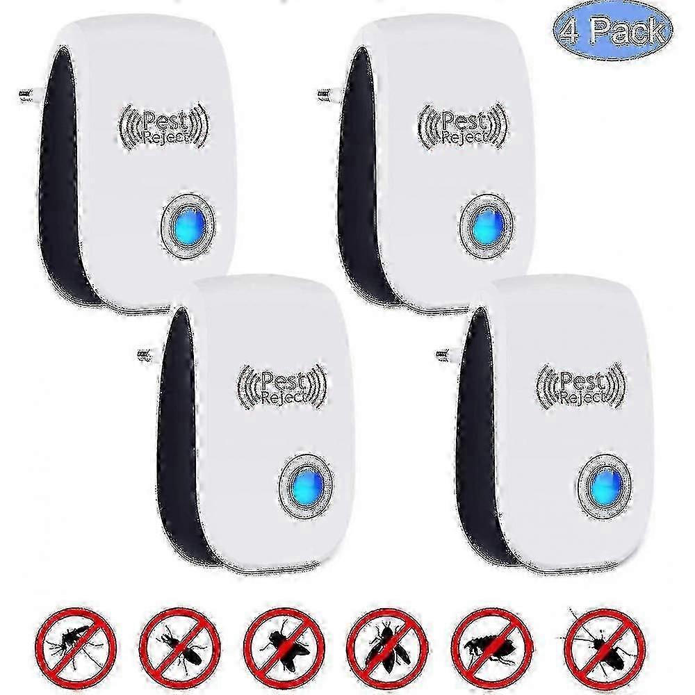 4 Pieces Against Mice Ultrasonic Pest Repellent Electronic Insect Repellent Animal Repellent kid OTQ
