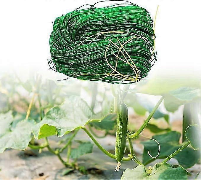 climbing net for plants - Climbing net - climbing net for plants and flowers - green - 2x5 M - support for garden or greenhouse - mesh size 10 cm - P