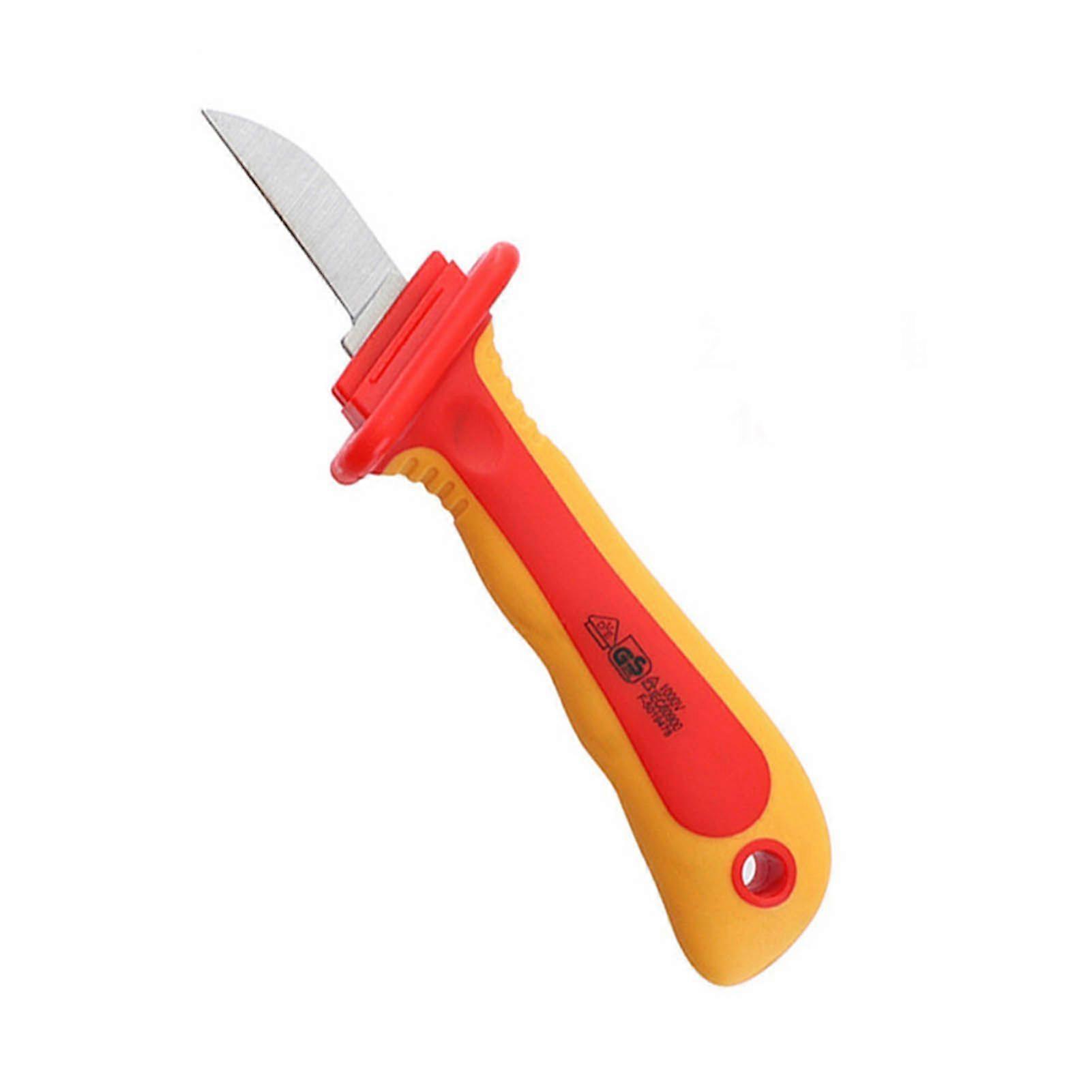 Electrician Knife Insulated Straight Antimagnetic Short Circuit Prevention Dismantling Tool 1000V