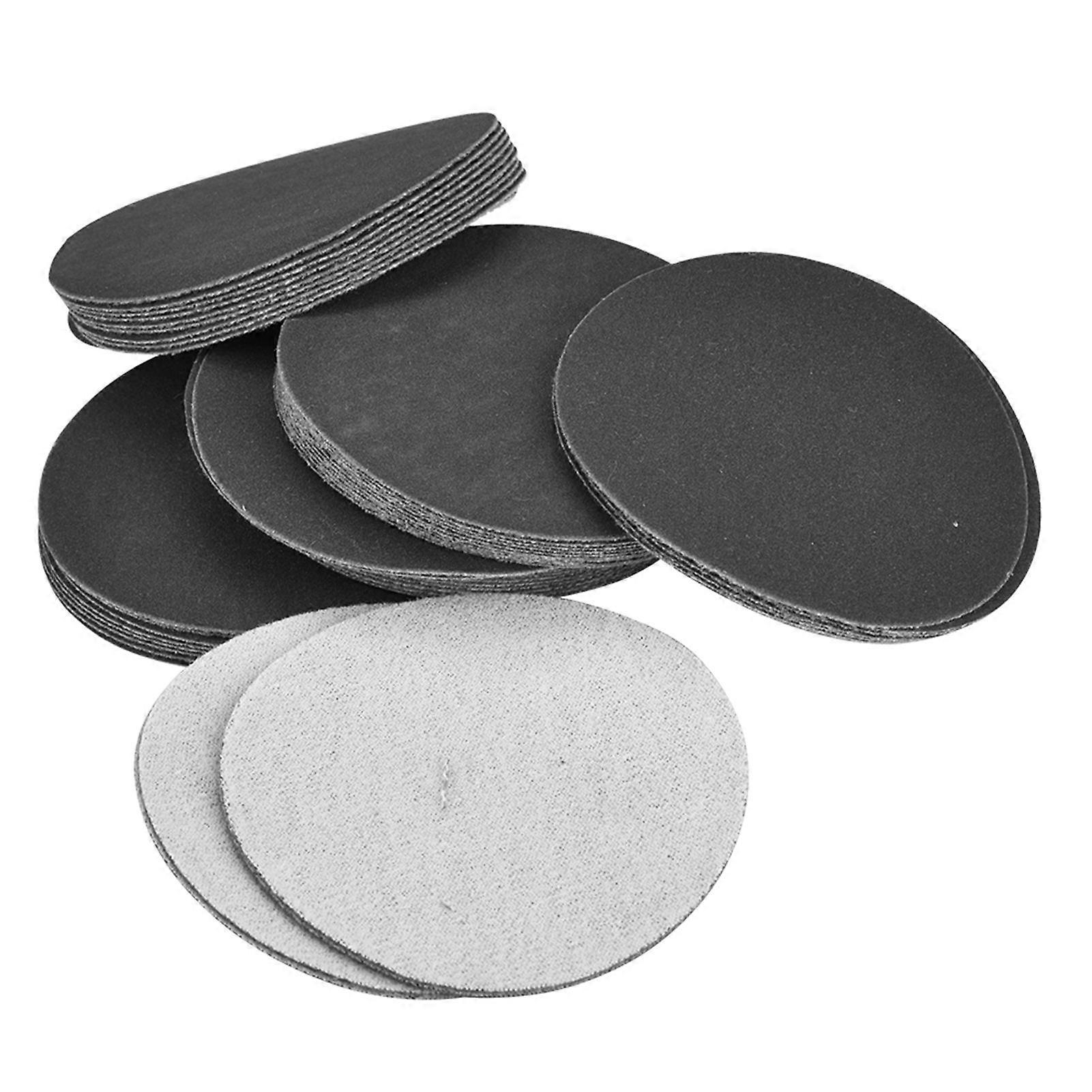50pcs Hook and Loop 75mm Sander Disc Sanding Polishing Paper Pads Abrasive Sandpaper (#400)