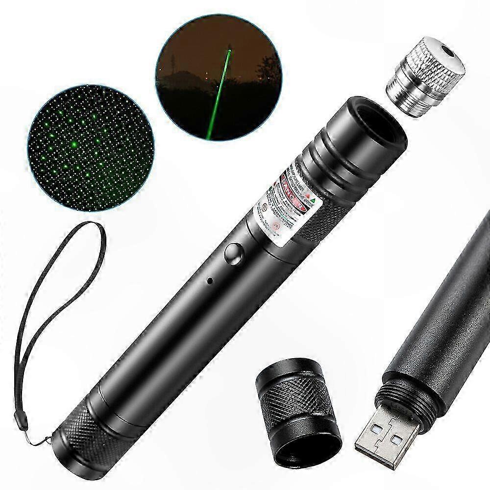 Rechargeable LED Pen Light with Laser Pointer for Presentations, Outdoor Activities, and Adventures