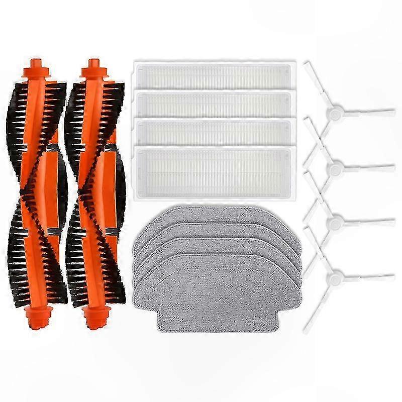 Replacement Parts for Robot Vacuum - Main Brush, HEPA Filter, Mop Pads & Side Brush Kit