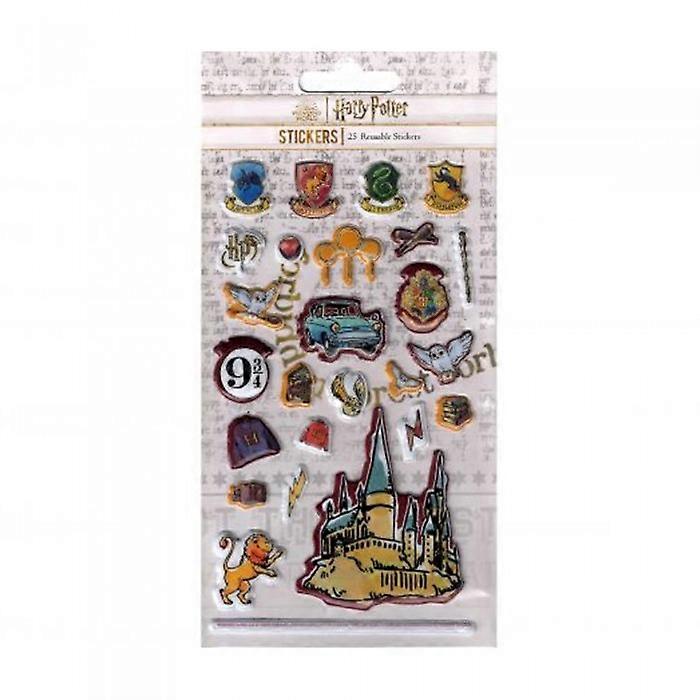 Harry Potter Puffy Reusable Stickers (Pack of 25)