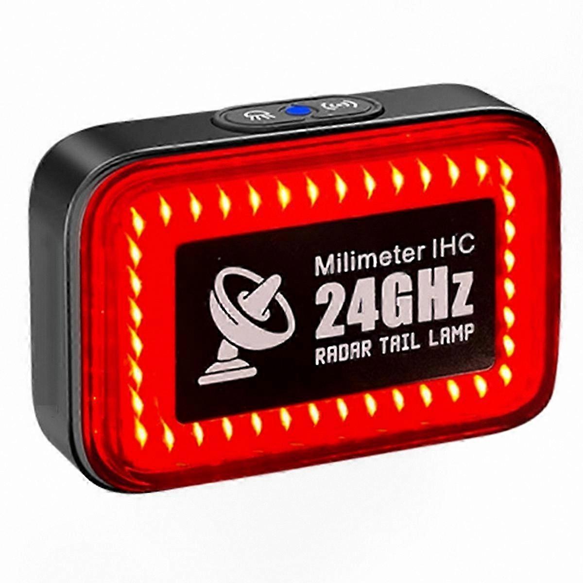 Radar-Alert Bike Taillight with Smart LED and Waterproof Design for Enhanced Cycling Visibility