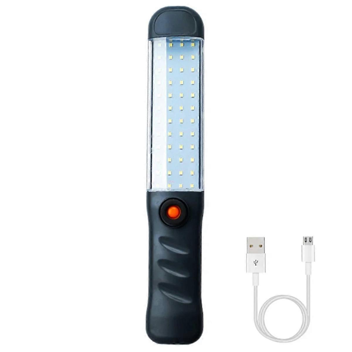 USB Rechargeable Work Light Car Repair Handheld Light Workshop Repair Light with Magnet Hook LED Work Light