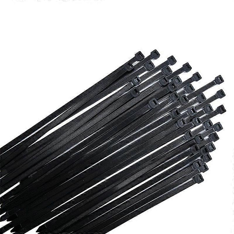 Black Pack of 300 Mm X 7.6 Mm UV Resistant Ultra with 75 Kg Tensile Strength Heat Resistant Durabl