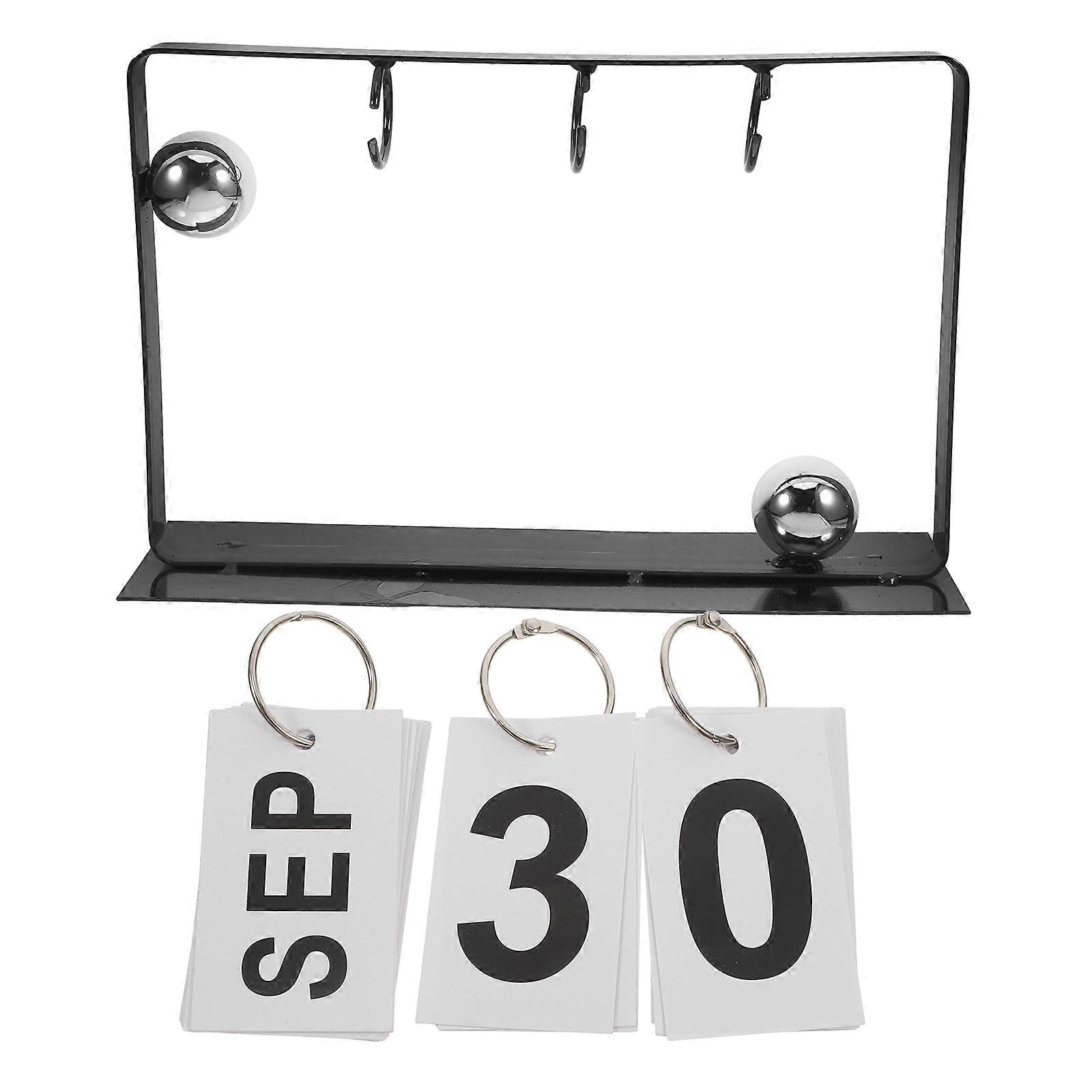 Desktop Calendar Rotating Perpetual Calendar For Home Owners Elegant Minimalist Design 1Pack