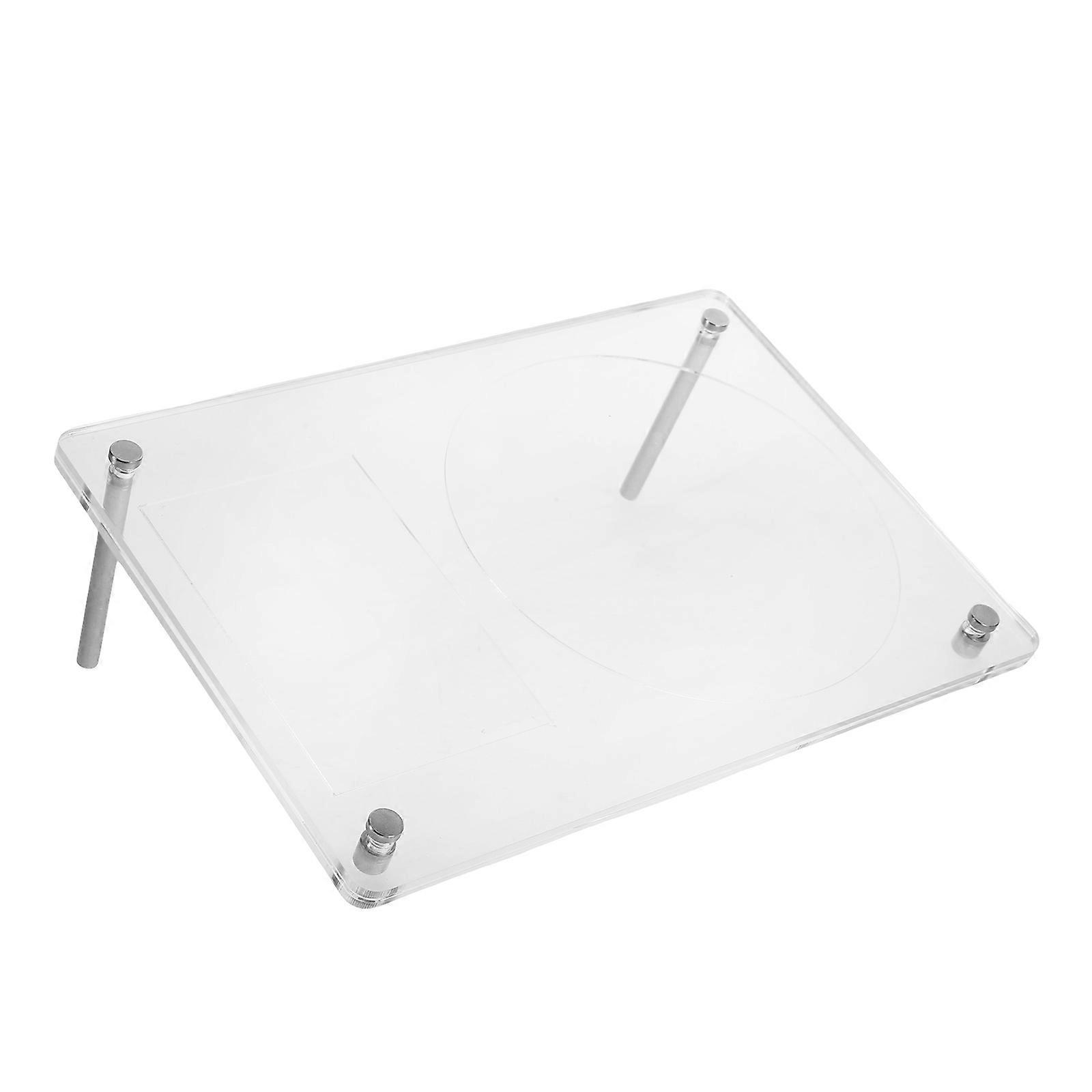 CD Organizer Rack For Household Decoration And Office Use In Elegant White Acrylic Material, Displaying 1Pack