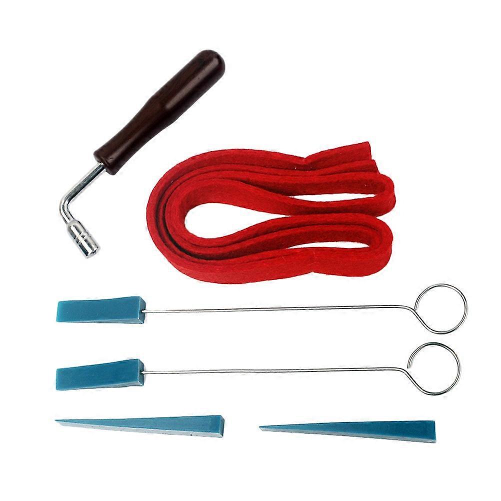 Indispensable Piano Tuning Kit For Piano Players 6 Pcs Hammer & Mutes Designed For Efficient Piano Repair