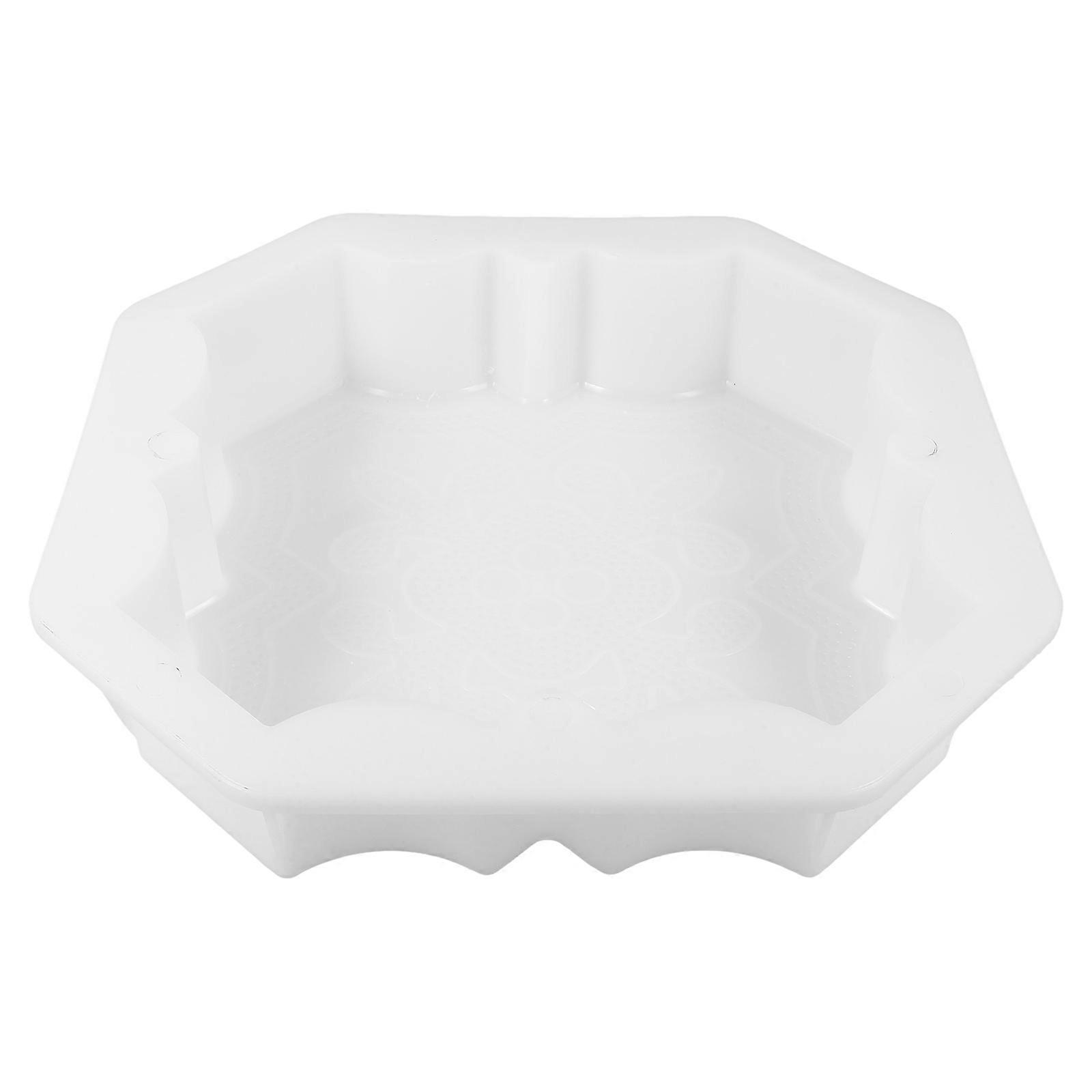 Paver Molds for Concrete White Durable PP Material for Brick Making with Cement Molds