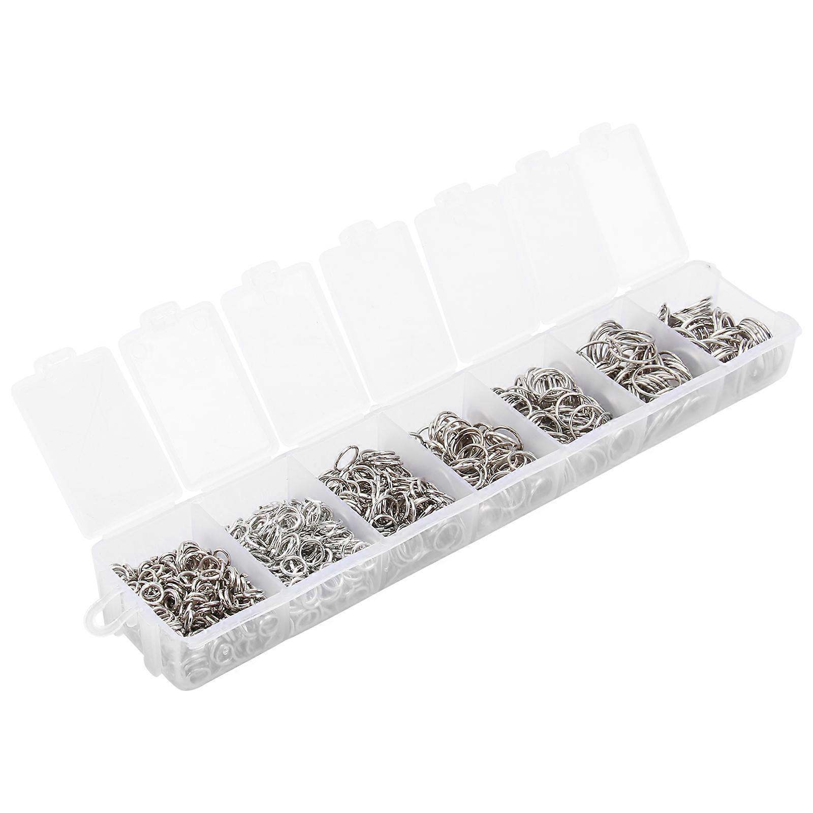1 Box DIY Jewelry Accessories Connecting Ring Key Ring Set Manual Material