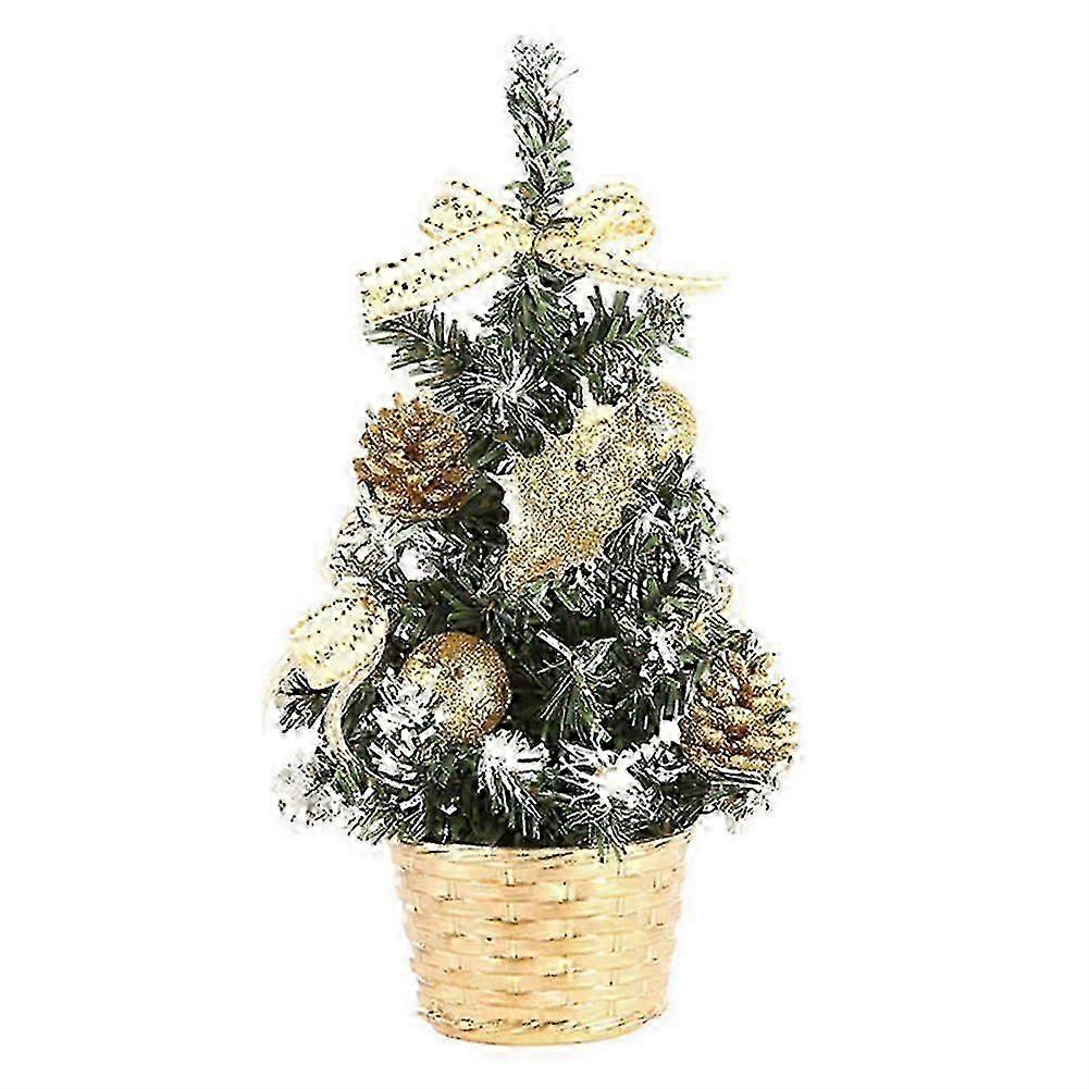 Mini Small Christmas Tree Without LED Lights Tabletop Artificial Xmas Ornament Gift