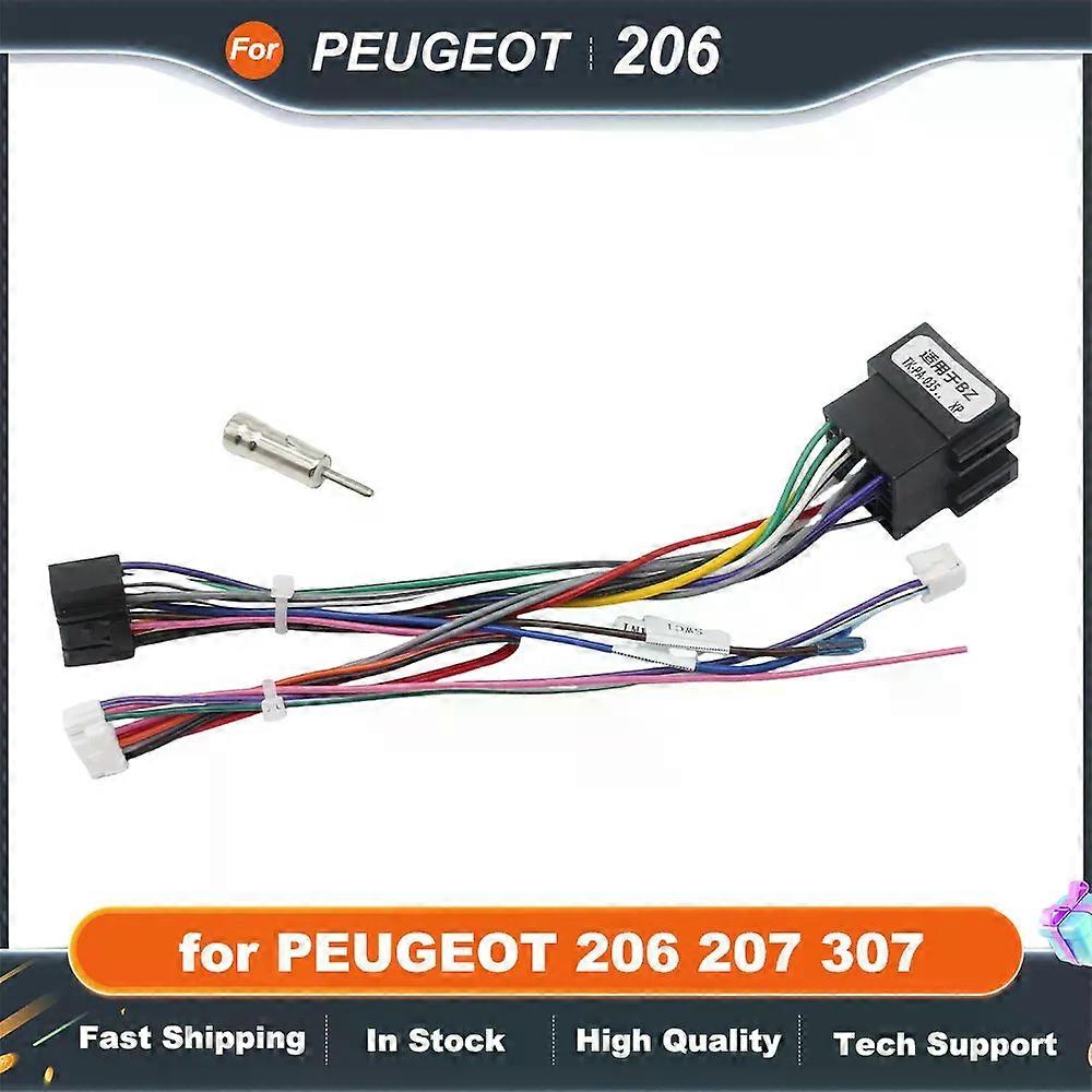 XP CANBUS Decoder Apdater RP5-PA-104 // PA-SS-01 Harness for PEUGEOT 206 207 307 Car Android GPS Radio