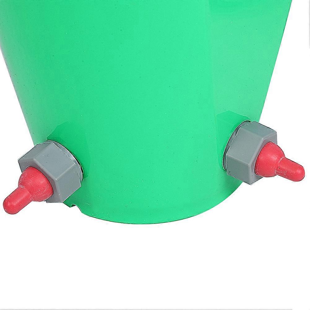 HL-MP69 8L Plastic Milk Feed Bucket for Cattle Sheep, 30x28x22cm