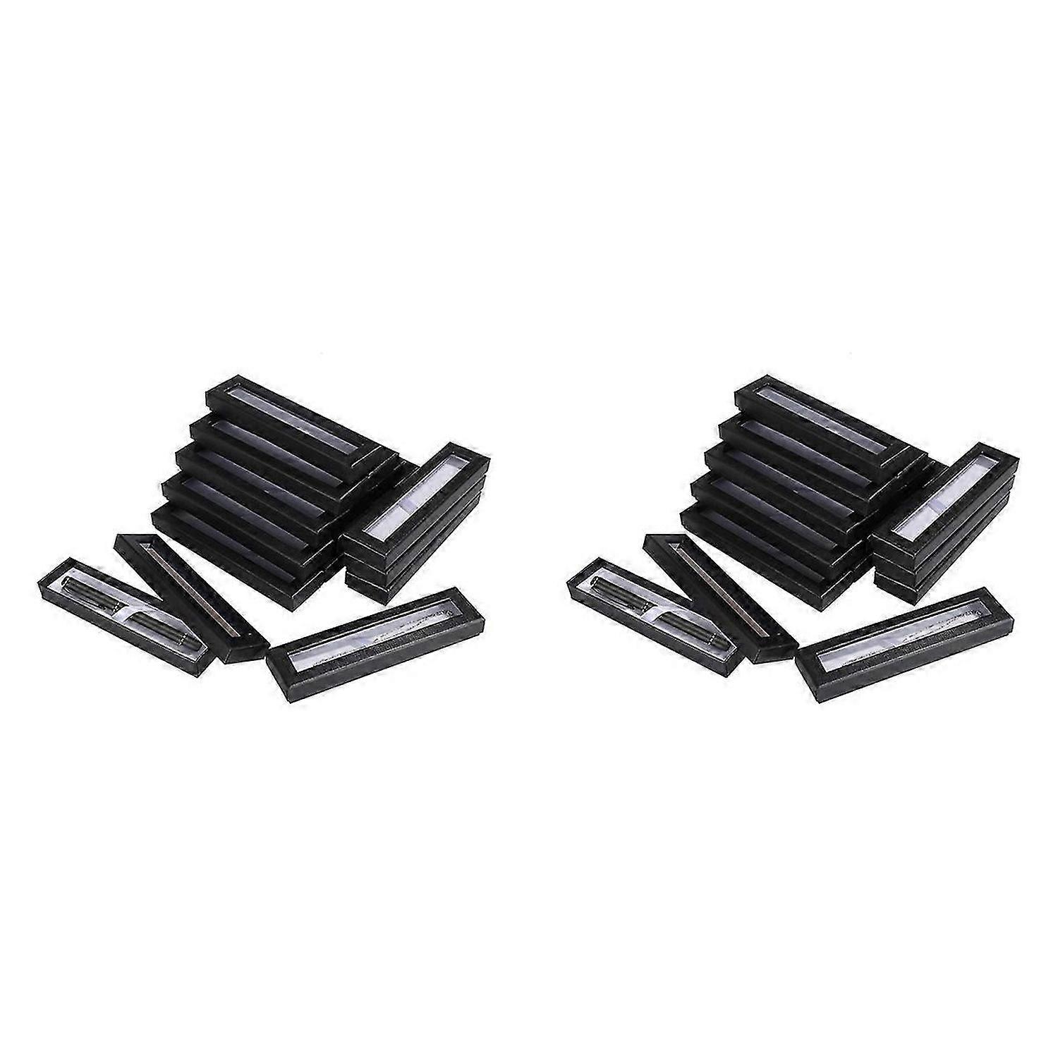 24pcs Empty Pen Gift Box with Clear Lid