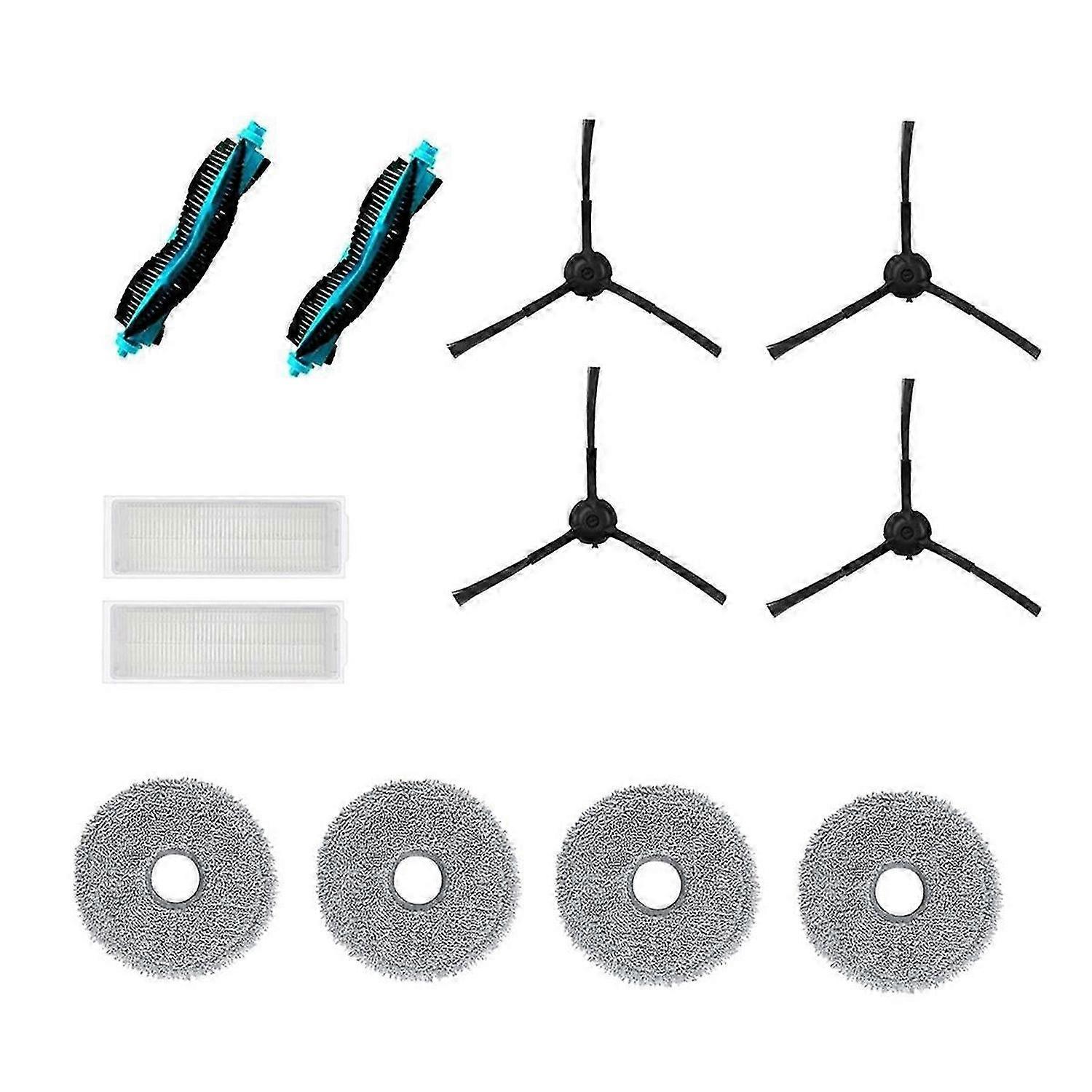 Suitable for Sweeper 11090 Parts Main Roller Brush Side Brush Filter Screen Rag for Cleaning Dust Bag