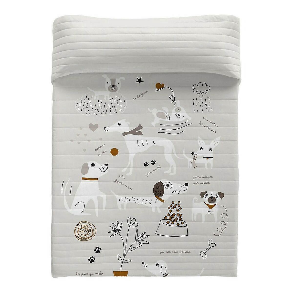 Steppdecke Panzup Dogs 2 Doppelmatratze