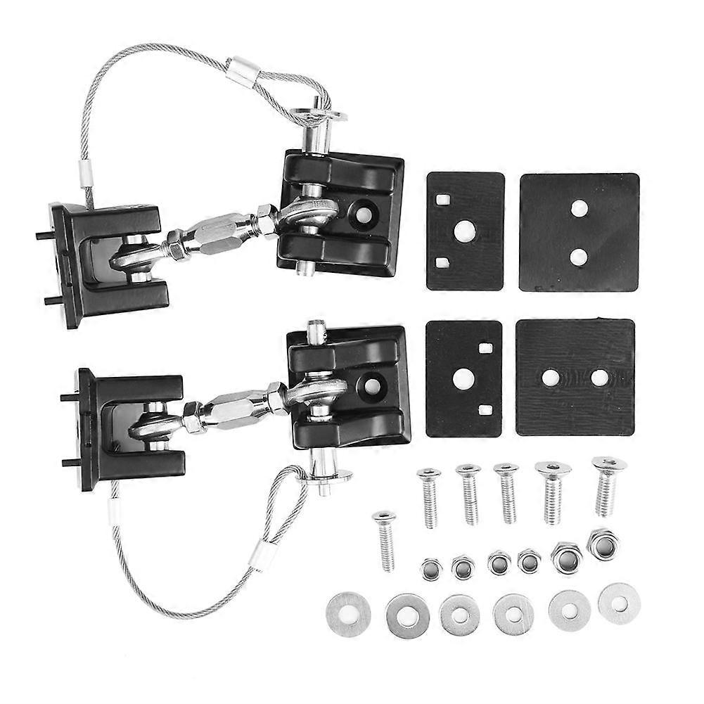 Anti Theft Hood Latch Locking Hood Catch Lock Kit for Jeep Wrangler JK 2007-2017