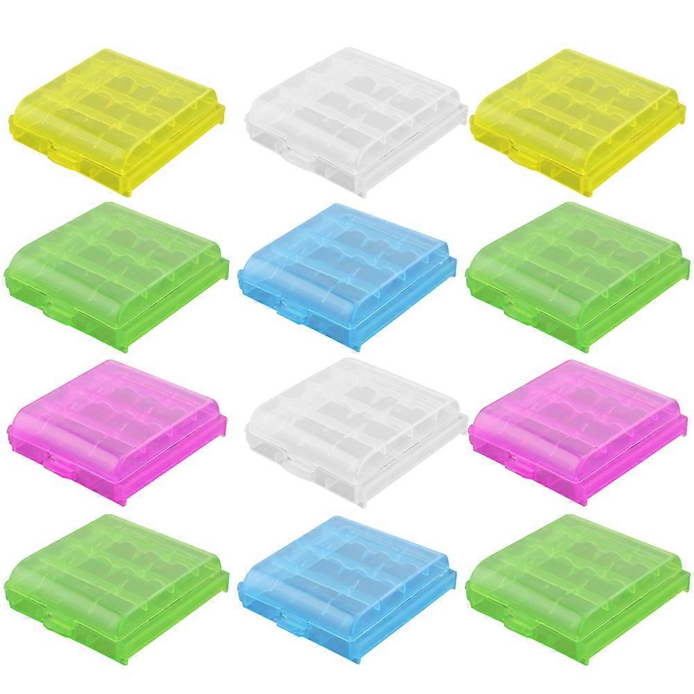 Battery Organizer Storage Case for 20Pcs Transparent Portable Battery Holder