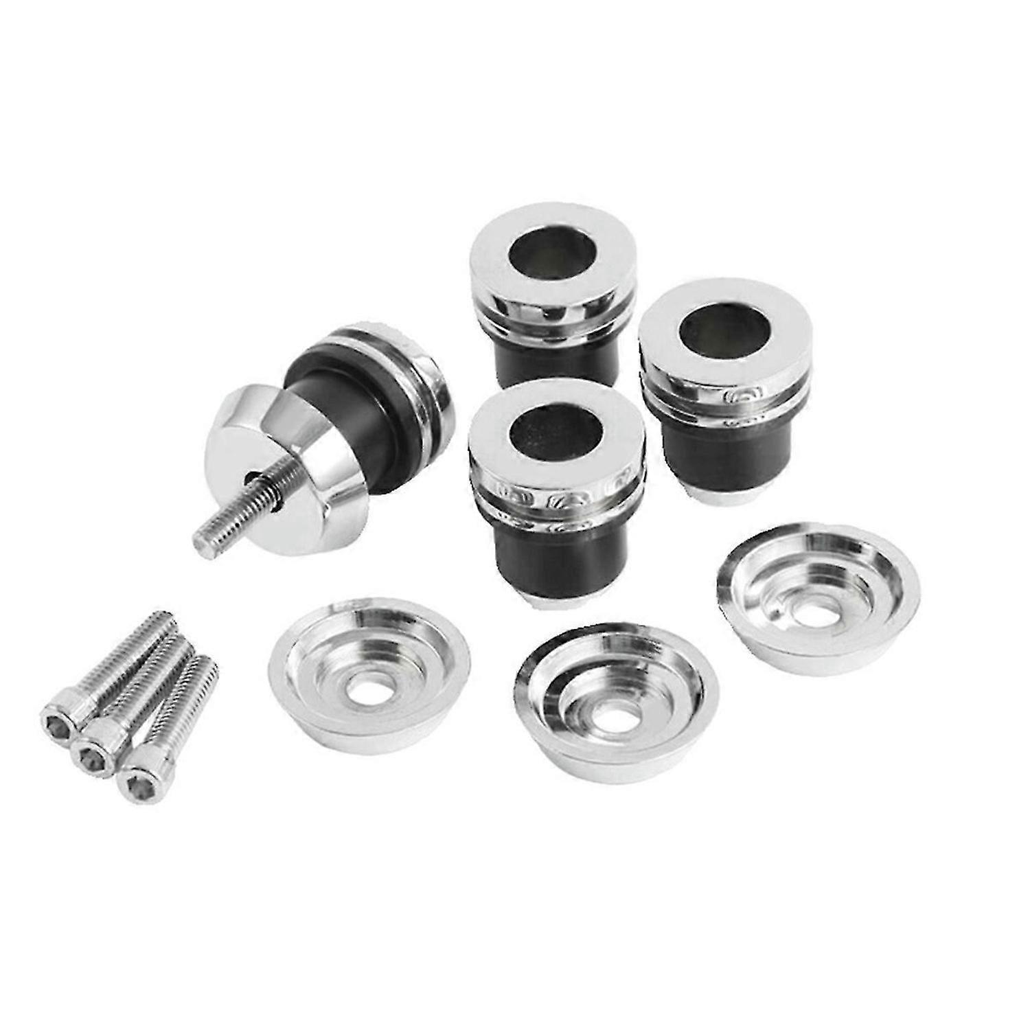 Motorcycle Screw Sissy Bar Saddlebag Mounting Spools Kit for Indian