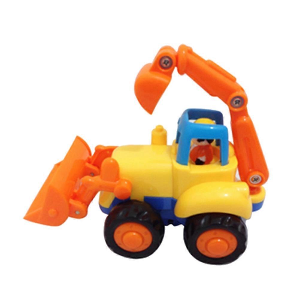 Engineering Car Toys Friction Powered Toy for Baby Toddler Cement Mixer Material 1Pcs