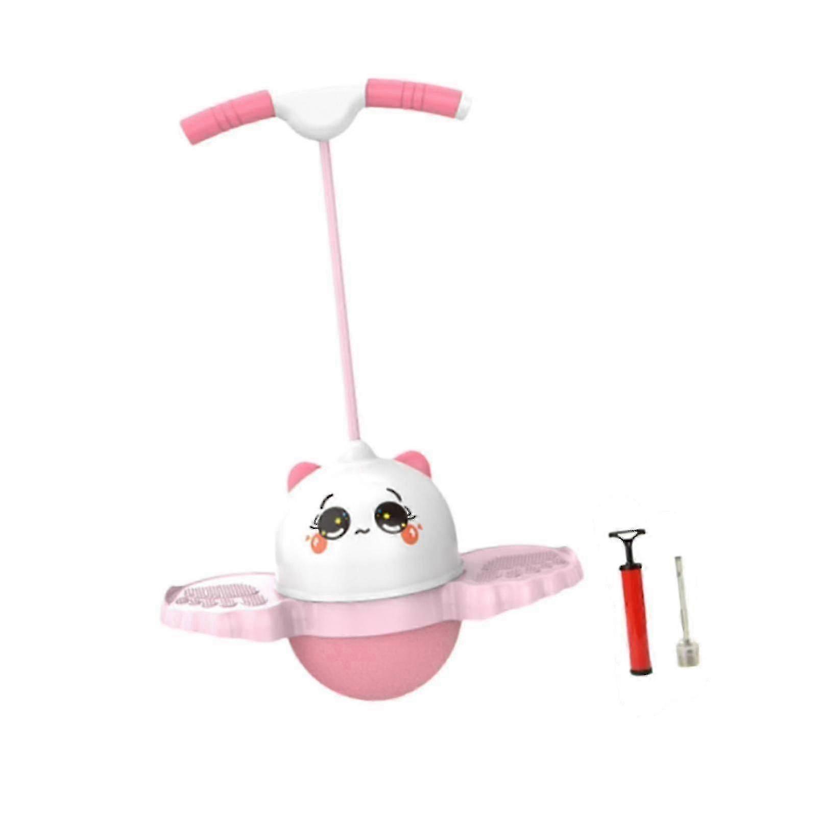 Pogo Jump Ball Bouncing Ball Funny Children High Jumping Toy Jump Board for Games Body Training Exercise Balance Ability Home