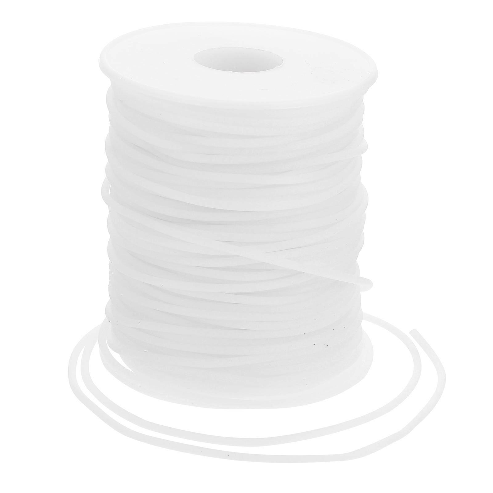 Hollow Rubber Rope for DIY Craft Making Rope 1 Roll PVC Material