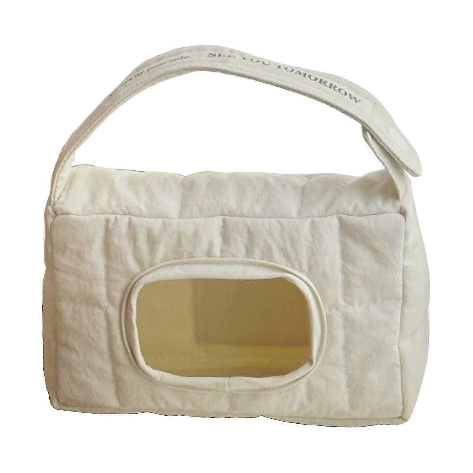 Portable Baby Wipes Carry Bag for Strollers Secure Attachment Practical Diaper Essential Organizer Cotton Fabric Cs