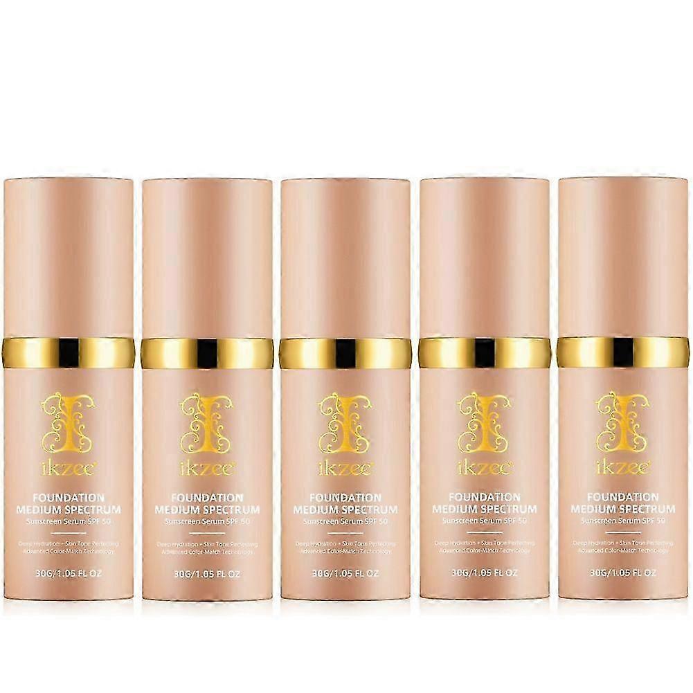 suitable for medium spectrum 4-in-1 hydrating color-changing foundation with spf 50 longwear waterproof for gym sport dancing