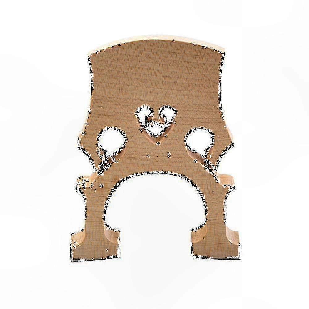 Maple Bridge Replacement for Double Bass, 3/4 Size, Upright Contrabass Accessory