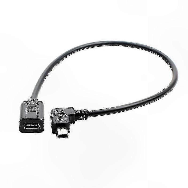 USB-C to Mini USB 2.0 Adapter, 27cm Cable, 480Mbps Data Transfer Speed, Compatible with Various Devices