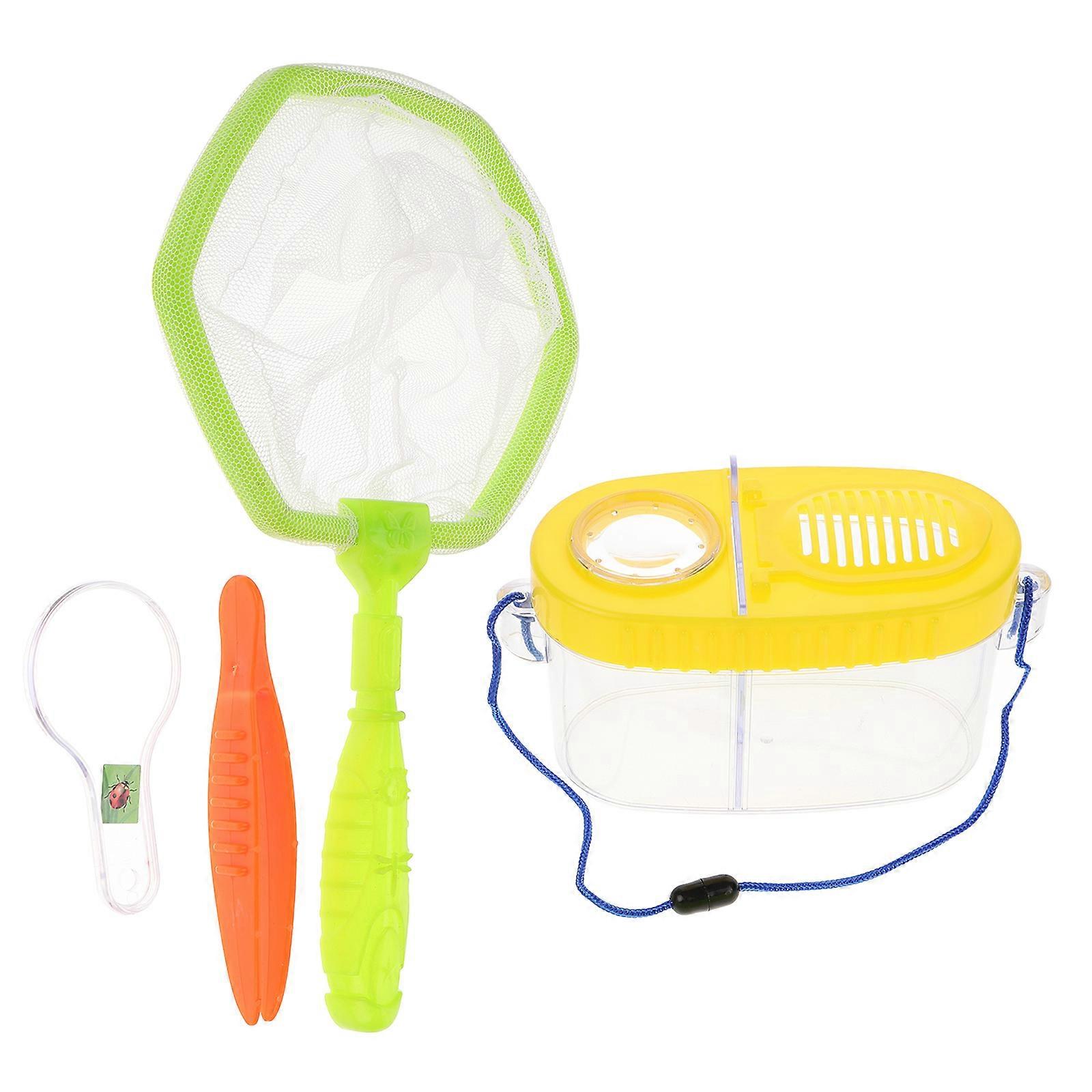 Bug Observation Box for Kids with Catching Net 5Sets Outdoor Kit