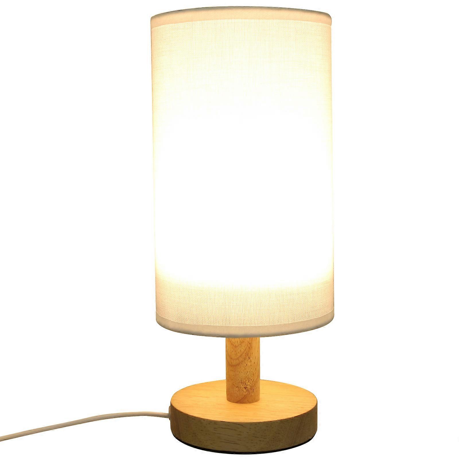 USB Table Lamp Bedside Cloth Lamp for Bedroom 3Pcs Pack