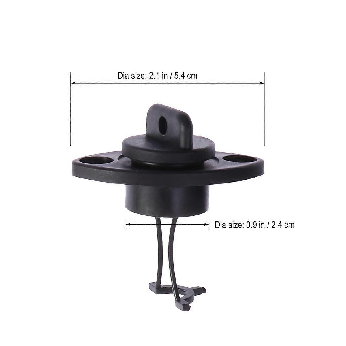 Water Drainage Plug Kit For Kayak Canoe Boat Includes 10Pcs Black Bung With Screws And