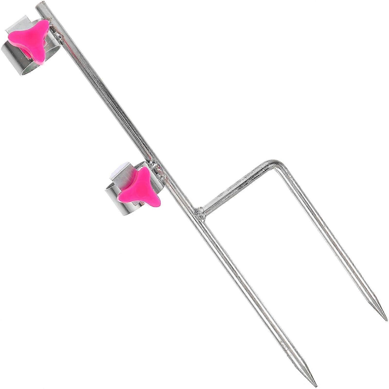 4Pcs Beach Umbrella Stand Ground Anchor With Heavy-duty Structure For Outdoor Camping Fishing Secure Installation