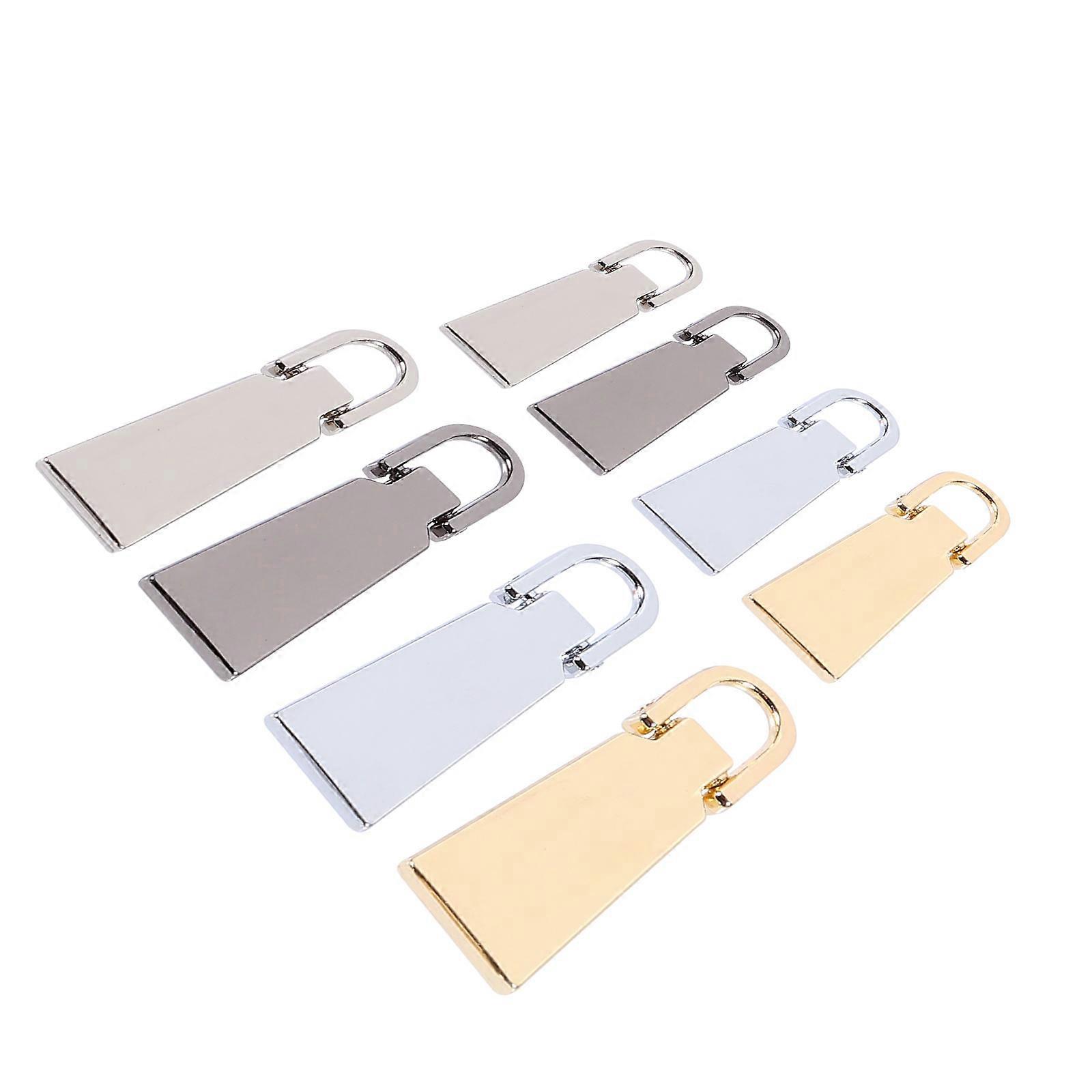 16Pcs Metal Zipper Repairing Tool for Bag Use with Assorted Colors
