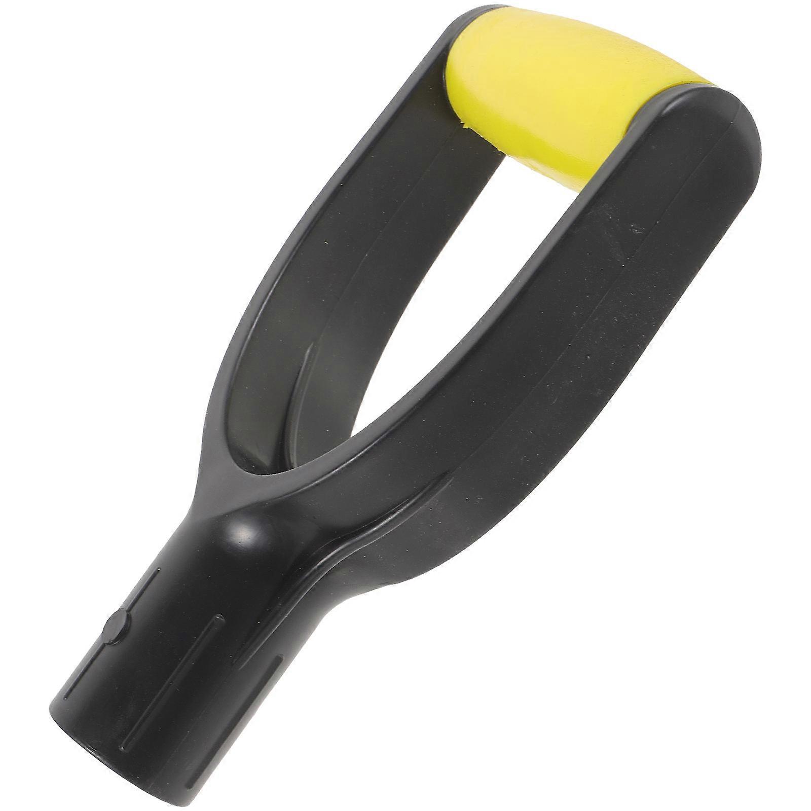 Plastic Handle Replacement Spade Handle for Fork Handle Outdoor Garden Use Yellow Material Replacement 1Set