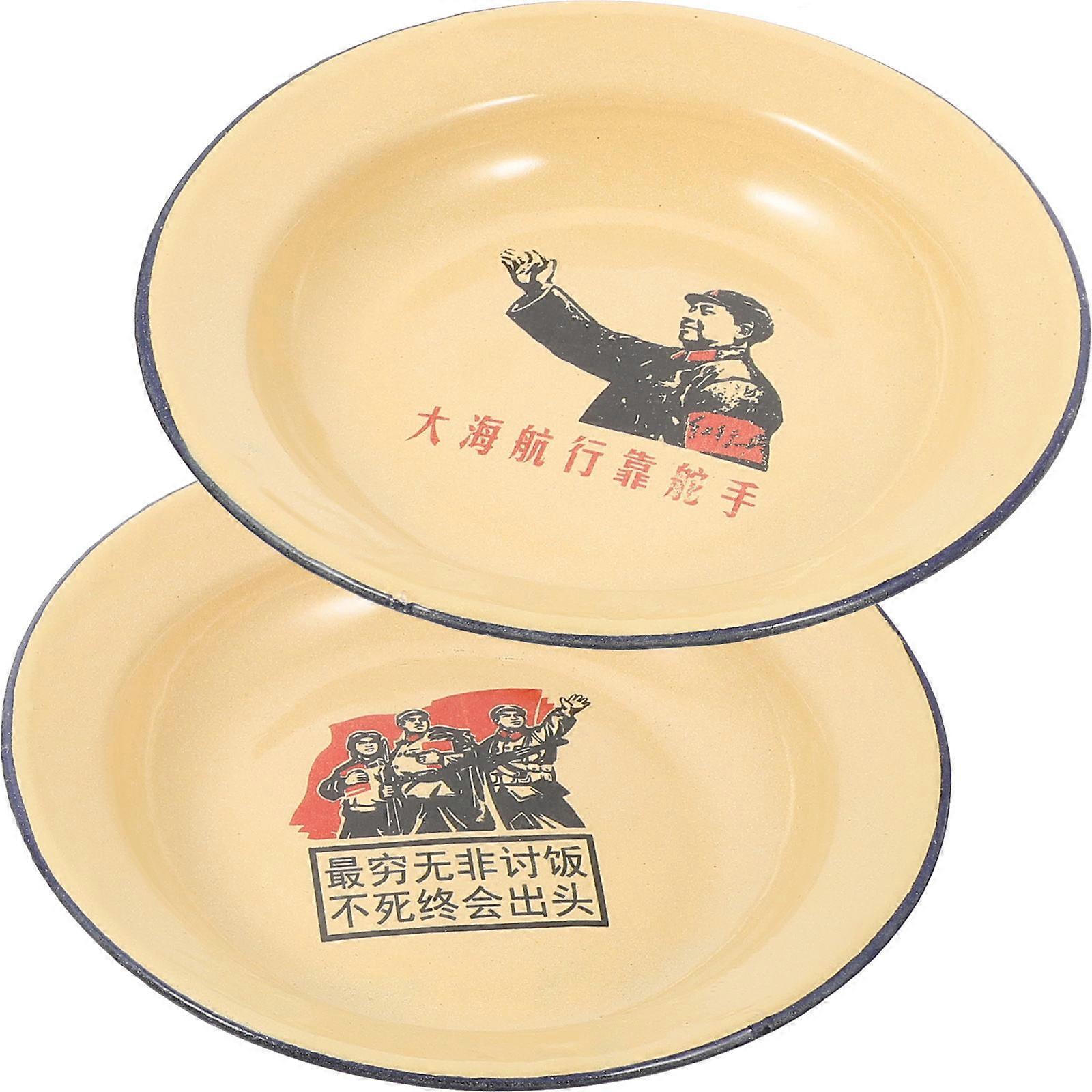 Multi Color Retro Appetizer Trays 6 Pcs Shallow Plates For Wedding Parties Engagement Stackable Functionality